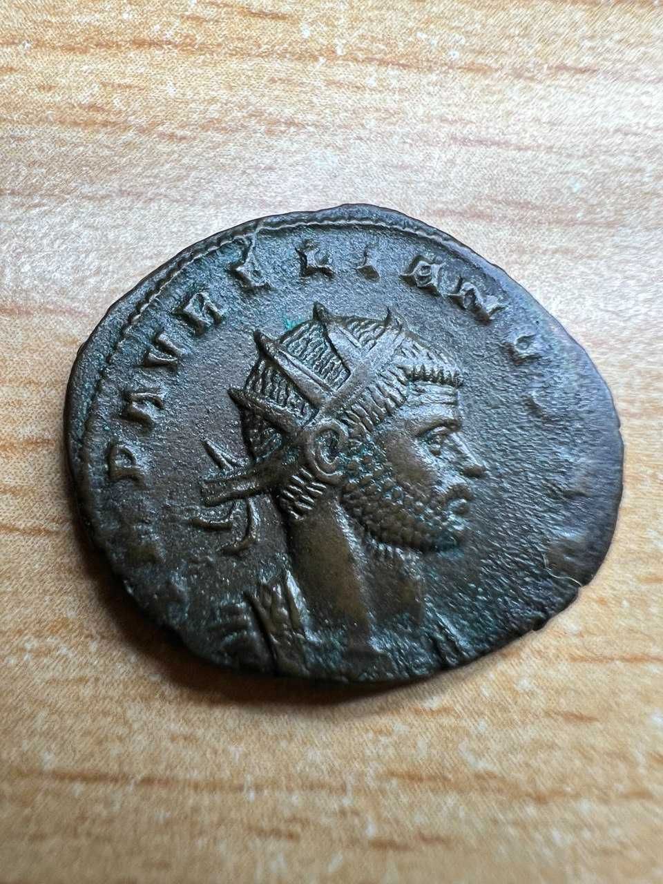 Античная монета. Имп. Аврелиан 270-275г. н.є.