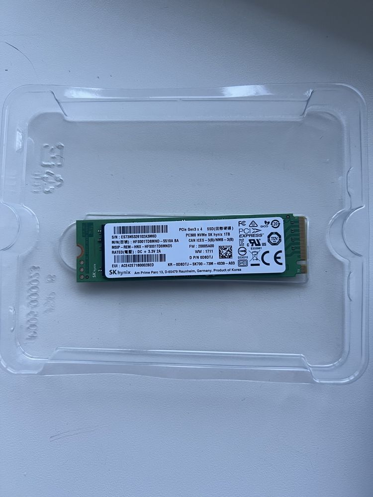 SSD NVMe SK hynix 1 Tb