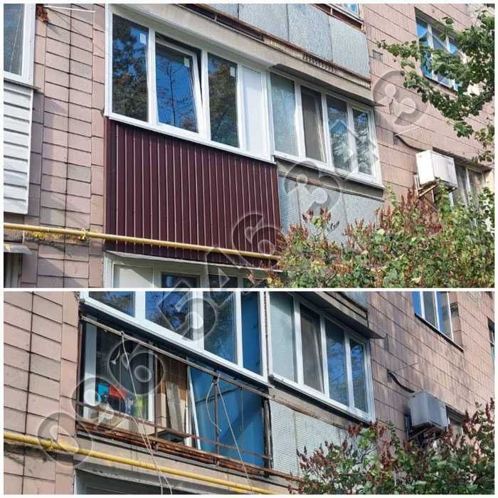 Вікна Балкони НА ЗАМОВЛЕННЯ Шафи Тумбочки Відкидні столики на балкон