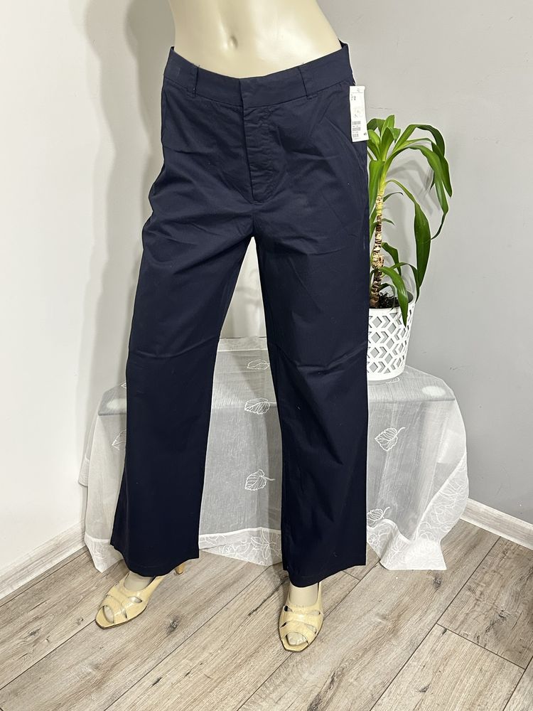 Nowe bawełniane spodnie szwedy, szeroka nogawka roz. 36 H&M  Zapraszam