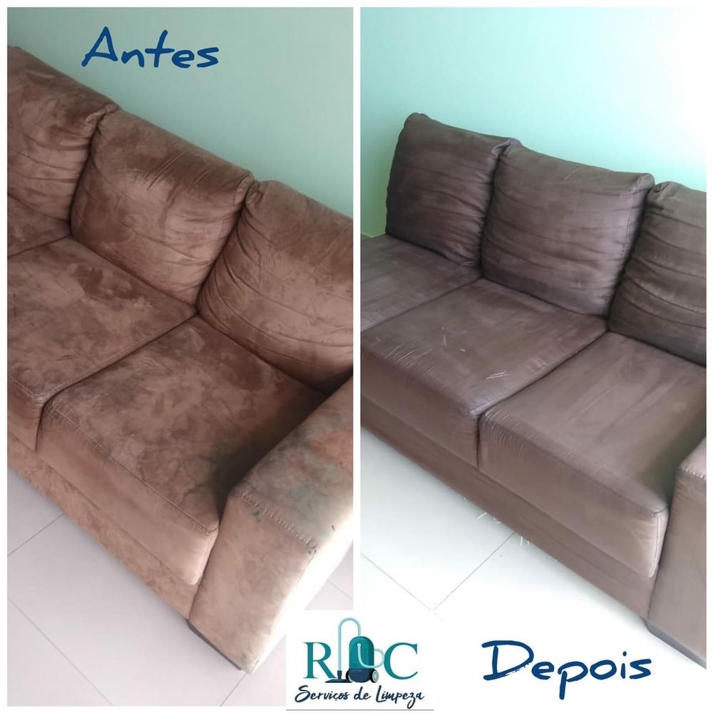 Limpeza de sofas e estofos