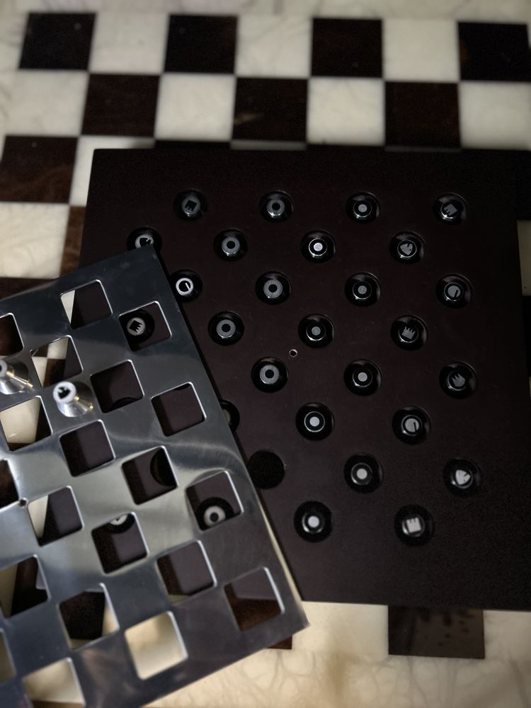 Jogo xadrez tabuleiro e peças