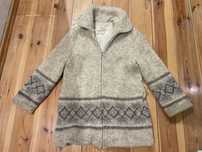 Sweter kurtka islandzka w 100 % z dziewiczej wełny roz M/L