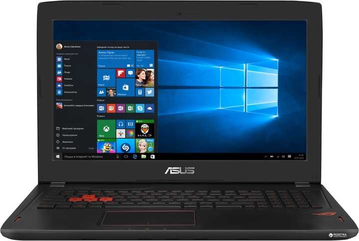Акция  Asus RogGL502VM i7-7700hq/gtx1060 3gb/24gb/512gbssd