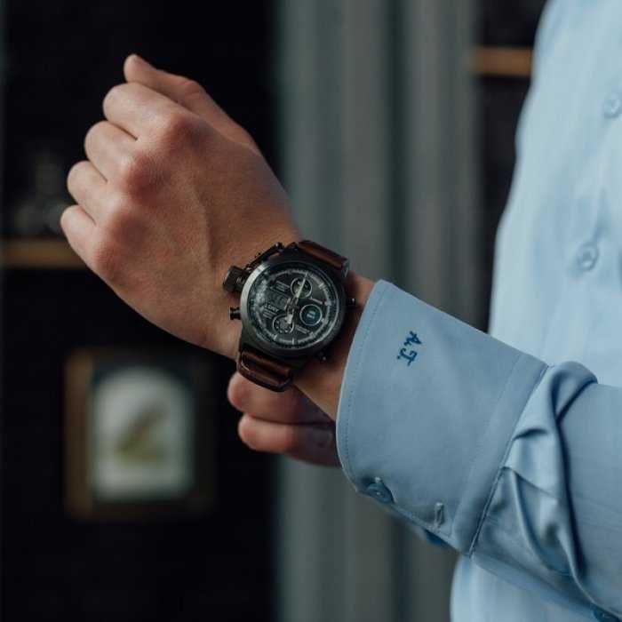 Тактичний наручний годинник для військових Тактические мужские часы