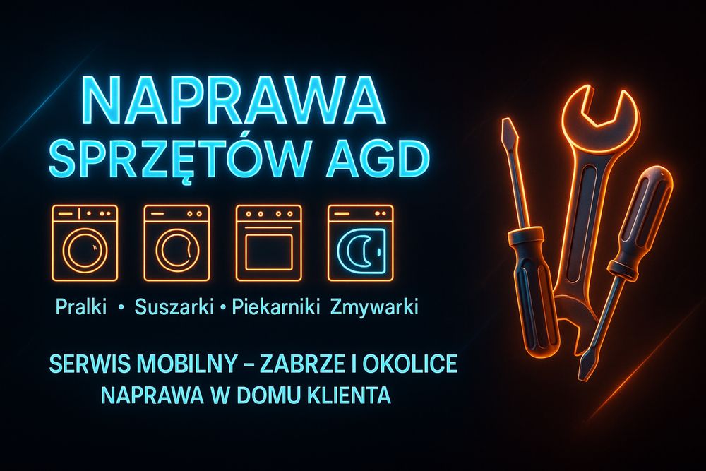 Serwis AGD Naprawa Pralki Zmywarki Suszarki bez pośredników Faktura OC