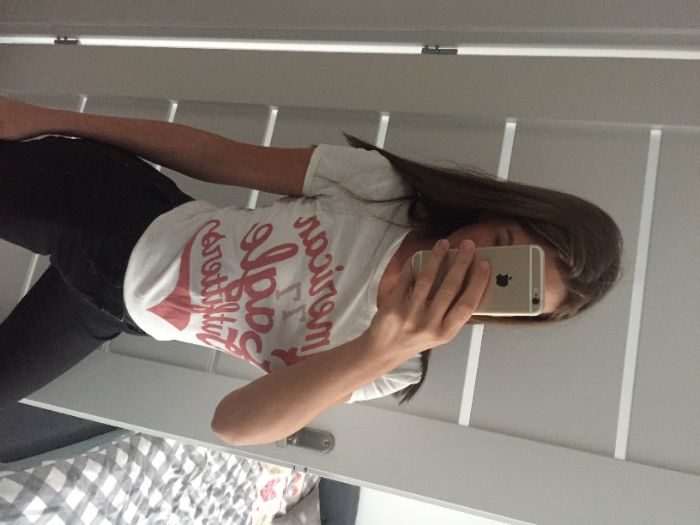 Markowy T-shirt koszulka American Eagle