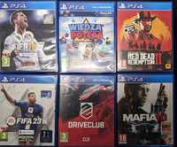 Gry na PS 4. Mafia 3, Red Dead Redemption 2, Fifa 23 i inne