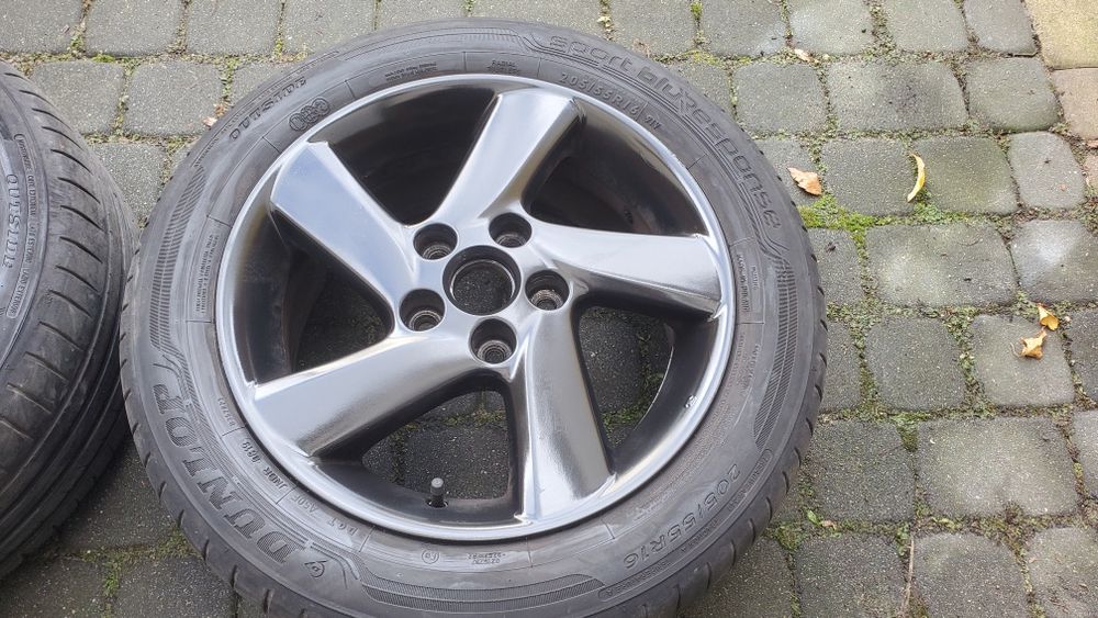 Alufelgi Mazda 6 I GG 16/5x114.3 z oponami Dunlop