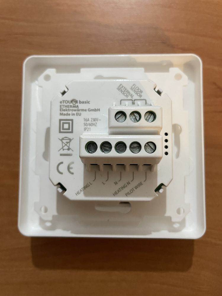 Termostat Regulator Pokojowy ETHERMA eTouch Basic Ekran Uniwersalny
