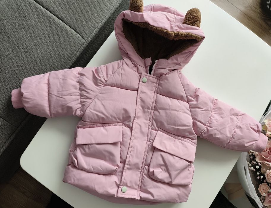 Kurtka zimowa 86-92 + czapka