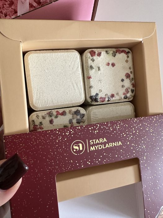 Mydlo Stara Mydlarnia Golden Spice zestaw kostek do kąpieli