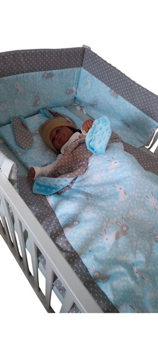 Pościel do łóżeczka kołderka poduszka i ochraniacz