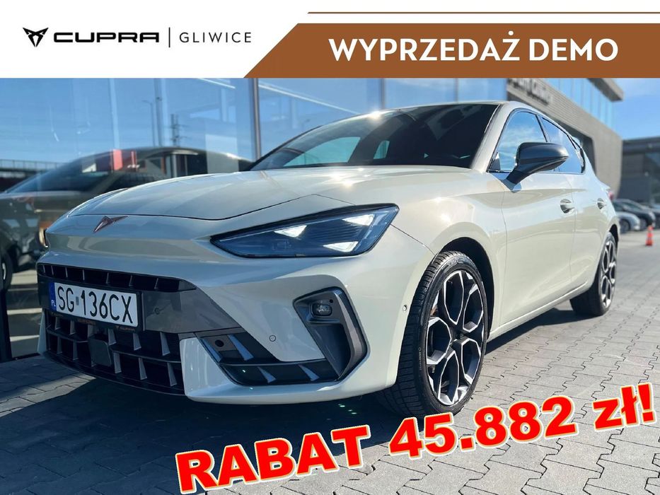 Cupra Leon 150KM DSG! Demo! Od zaraz! Bogaty! Nie przegap! Rabat 45 822 zł!