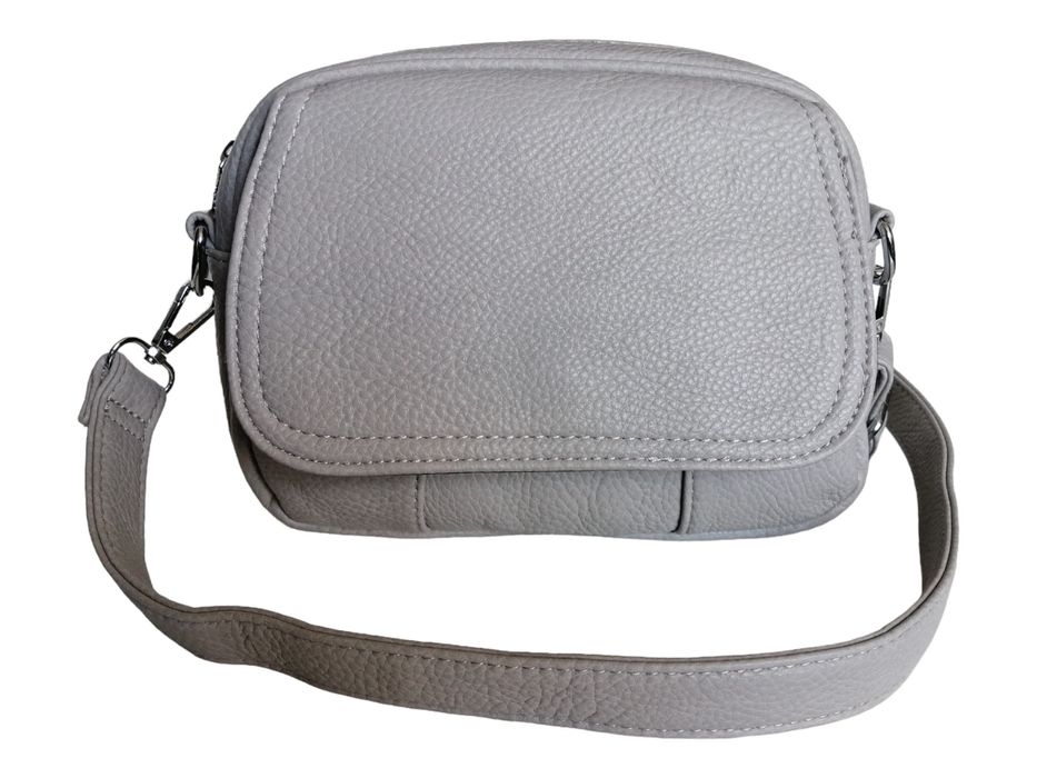 Klasyczna Szara Modna Torebka Damska, Mała Listonoszka Damska Na Ramię