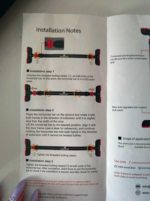 Drążek do podciągania Rhinosport