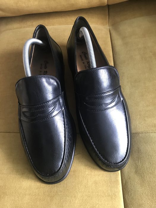 Італійські лофери ручної роботи натуральна шкіра 42.5 Tod’s ferragamo