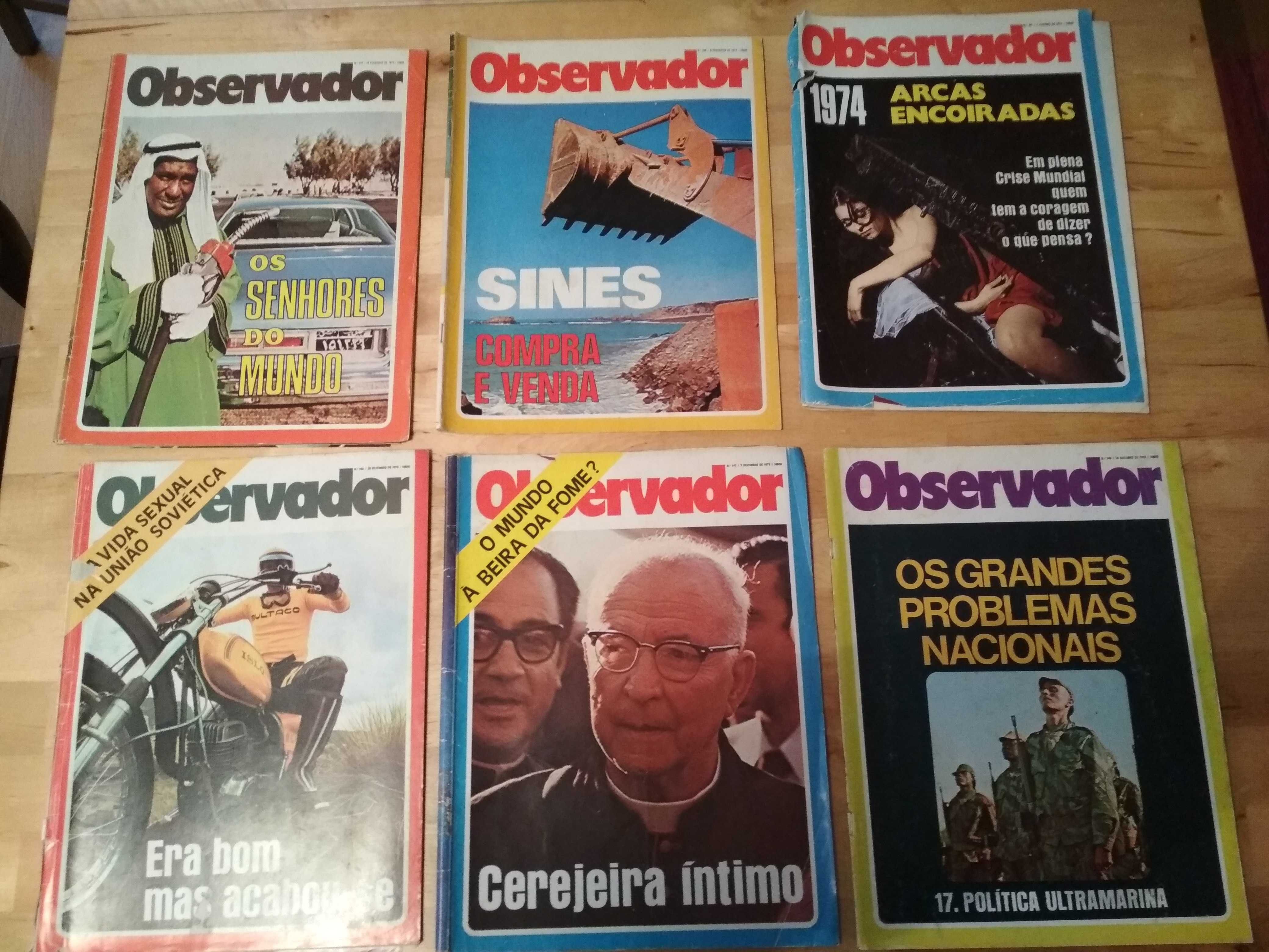 30 revistas O observador, anos 70