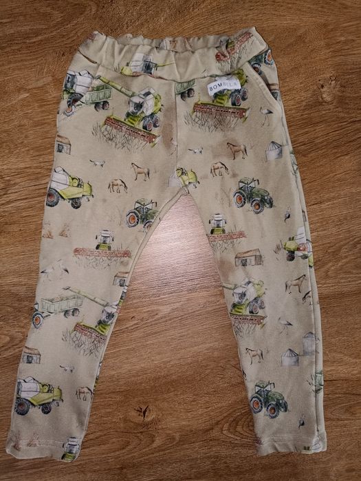 Spodnie bombela 80/86 żniwa kombajn wieś