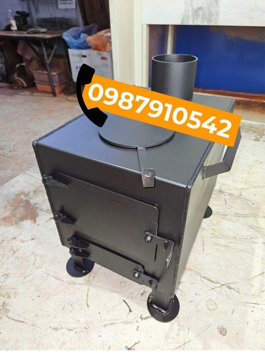 ГАРАНТІЯ! Буржуйка, Булер'ян, печь, піч, з плитою на 90м3, ЗАВОД!