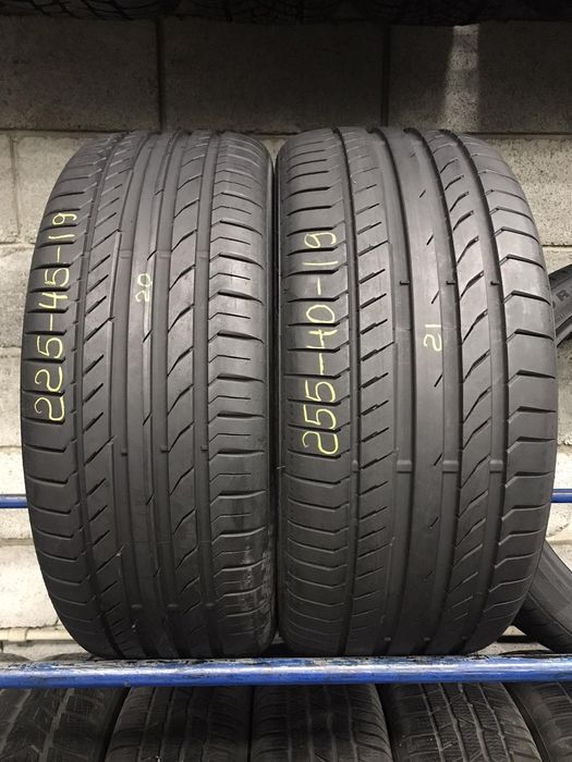 Різноширокі шини 225/45R19 i 255/40R19 CONTINENTAL