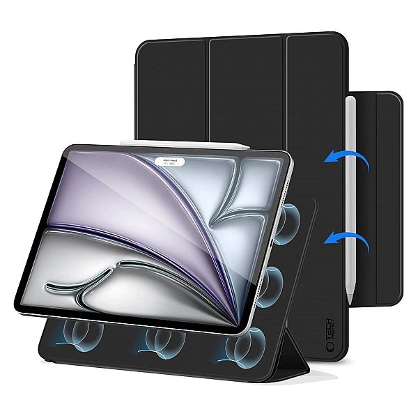 Tech-Protect Smartcase Magnetic Ipad Air 13” 1 / 2 / 2024, 2025 Black