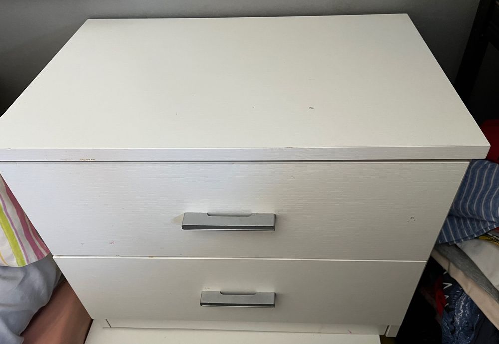 SOMMIER Cama casal + cabeceira + mesa de cabeceira