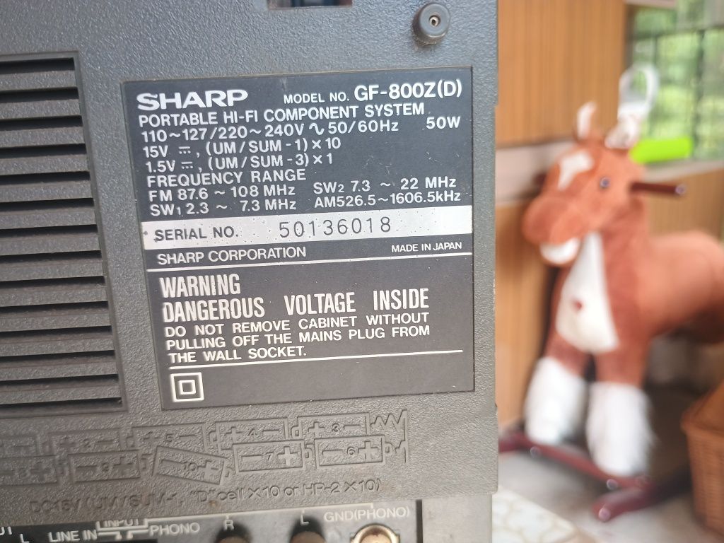 SHARP GF-800Z(D) Radziomagnetofon