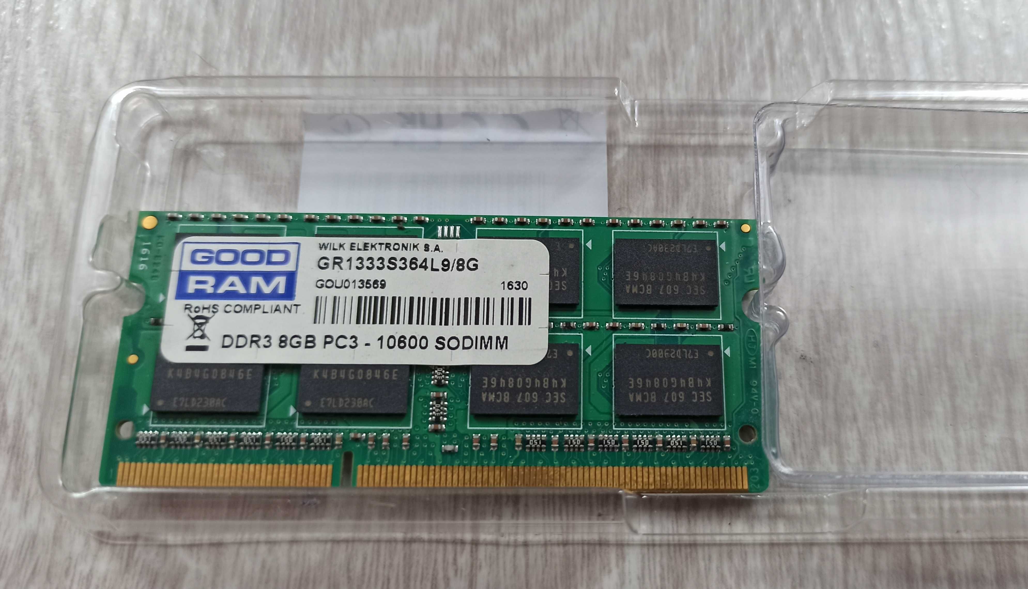 Pamięć RAM GoodRam DDR3 8GB do laptopa