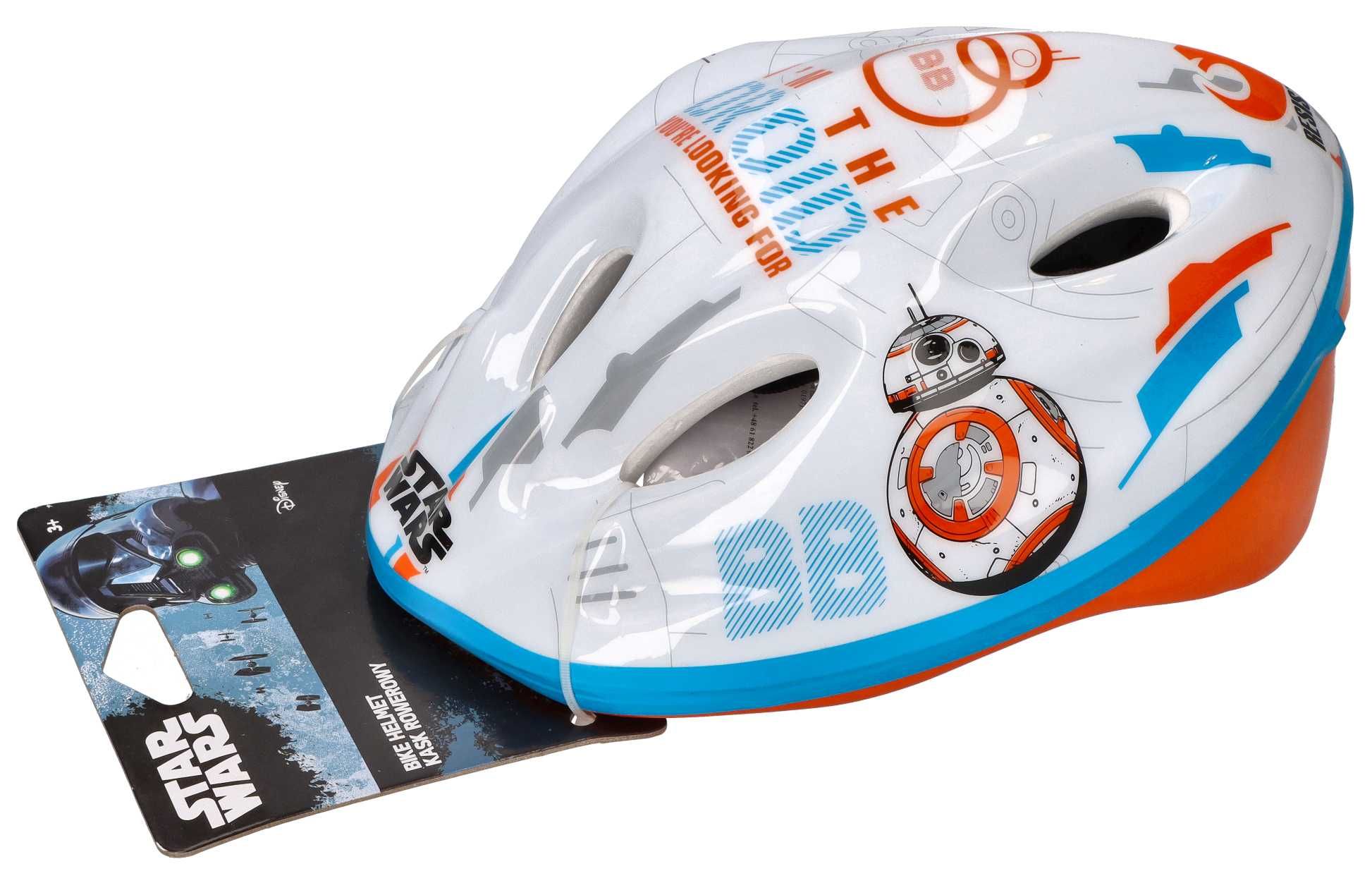 Bezpieczny kask rowerowy Star wars rozm.52-56 cm