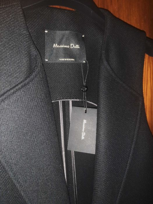 Colete preto Massimo Dutti