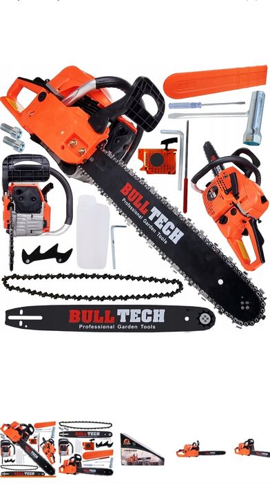 Piła spalinowa 4.9km 45cm Bulltech wzmacniany Cylinder I korbowód