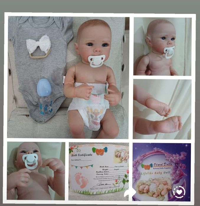 Lalka reborn winylowa