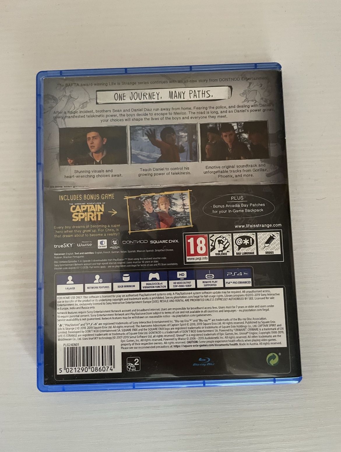 Life is Strange 2 PS4. Життя дивне 2