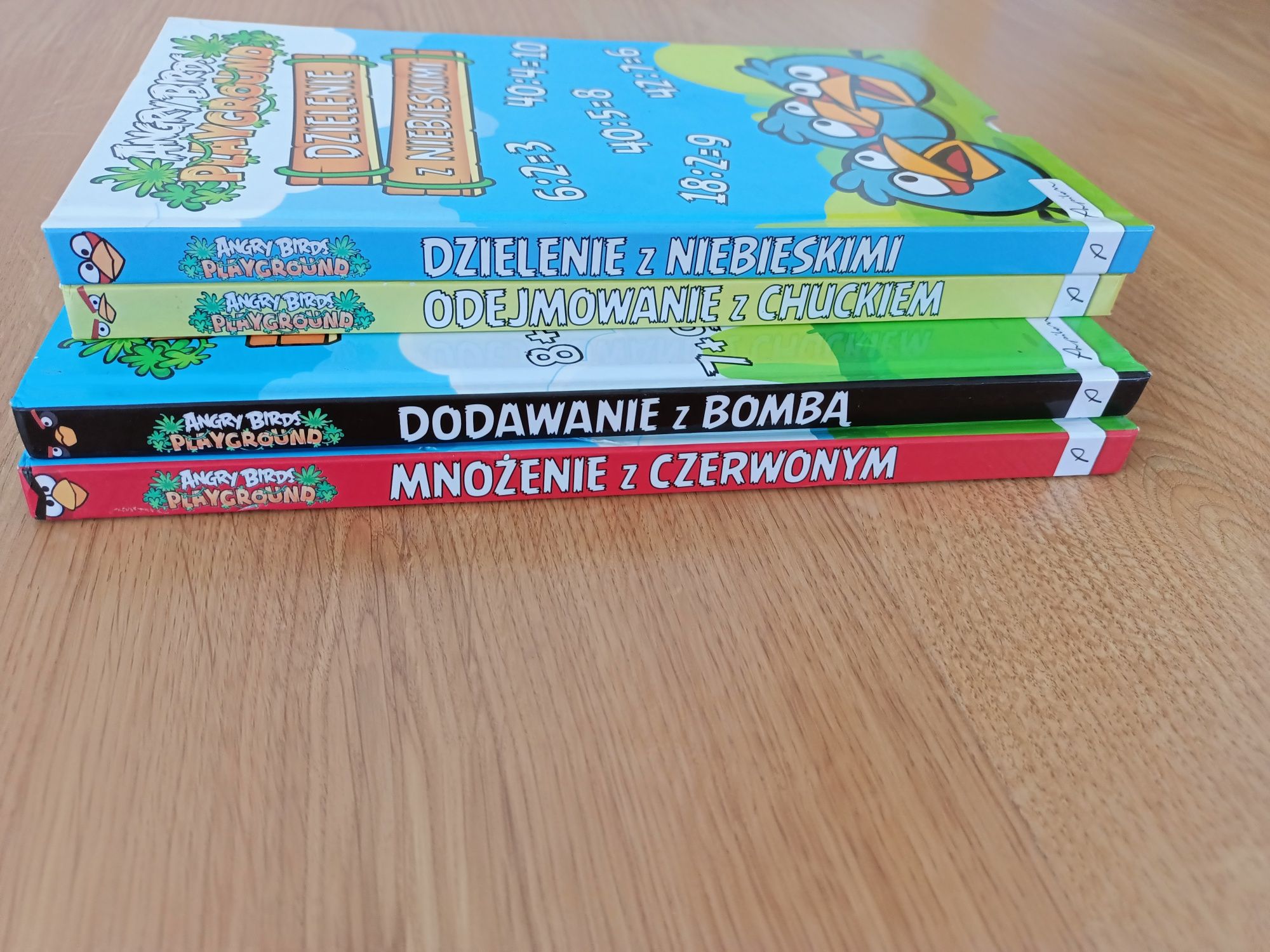 Książki Angry Birds dodawanie, odejmowanie, mnożenie, dzielenie