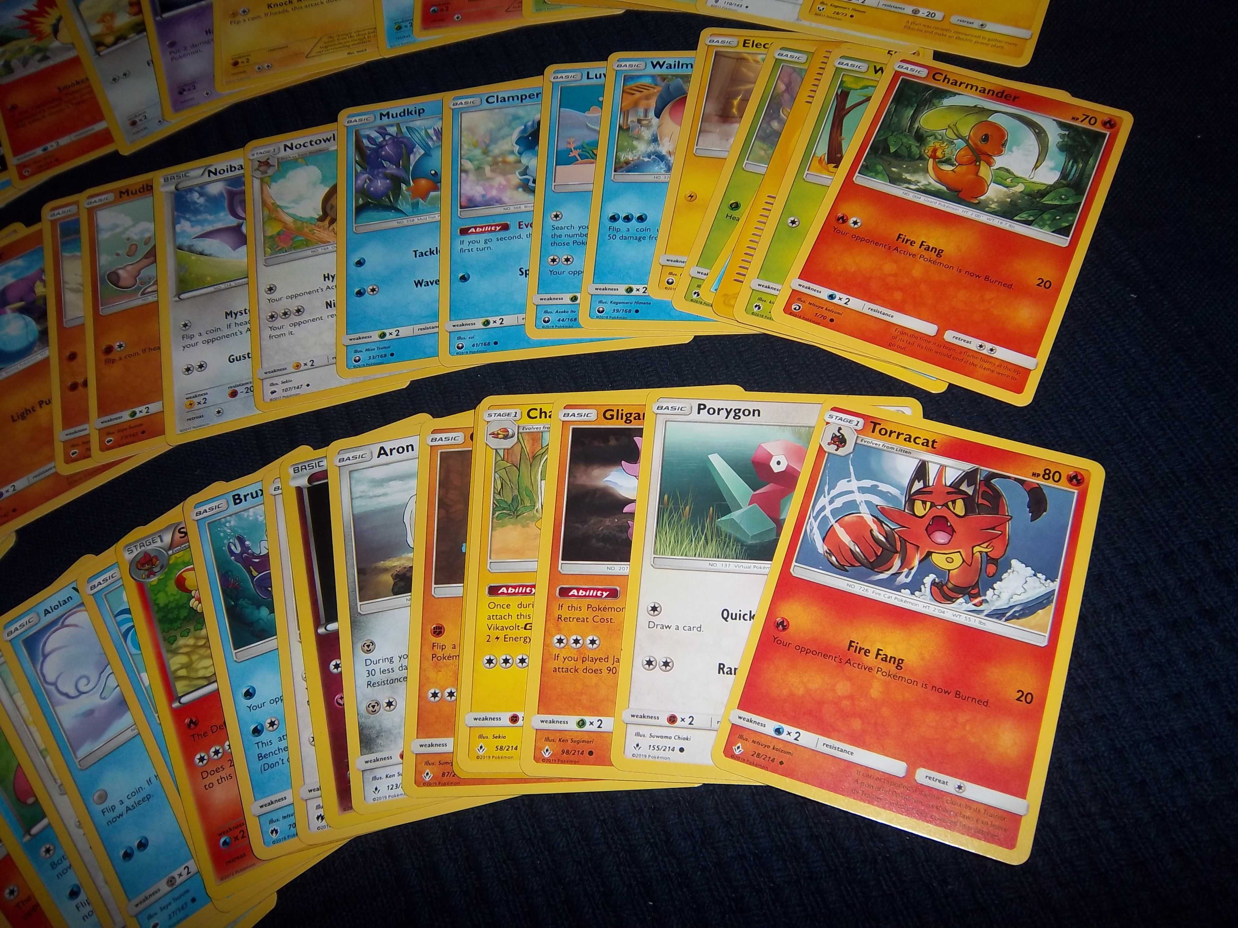 80 cartas Pokemon