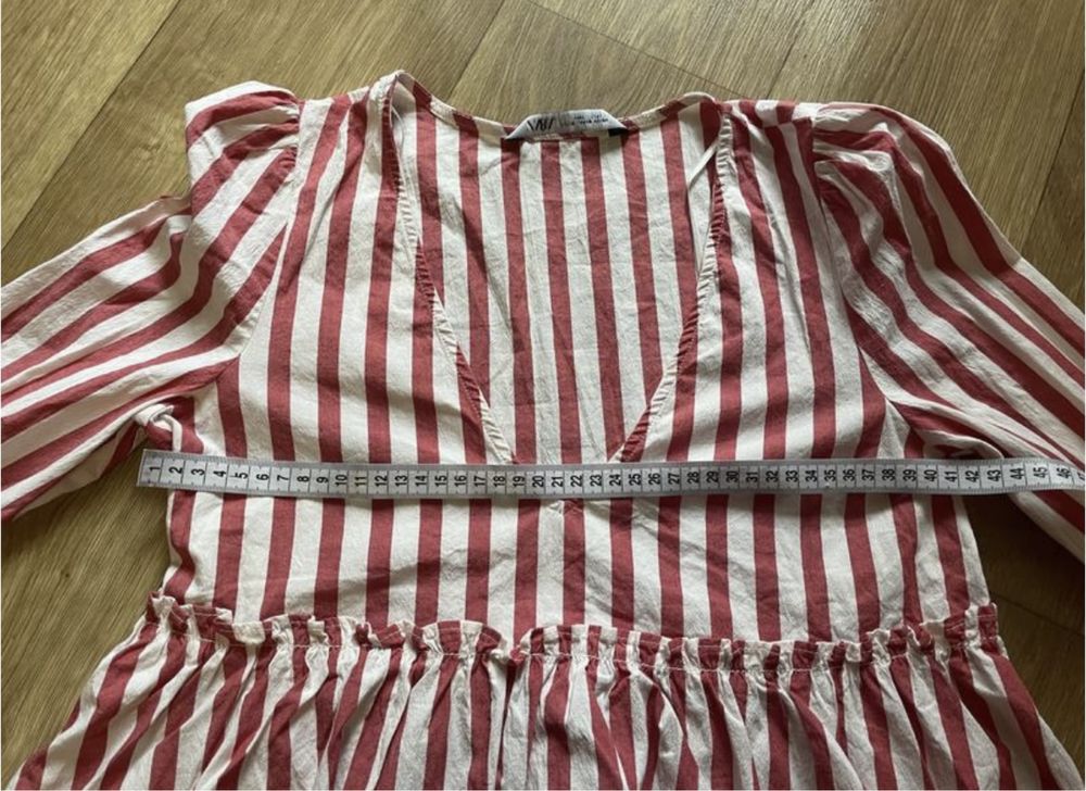Блуза zara в смужку