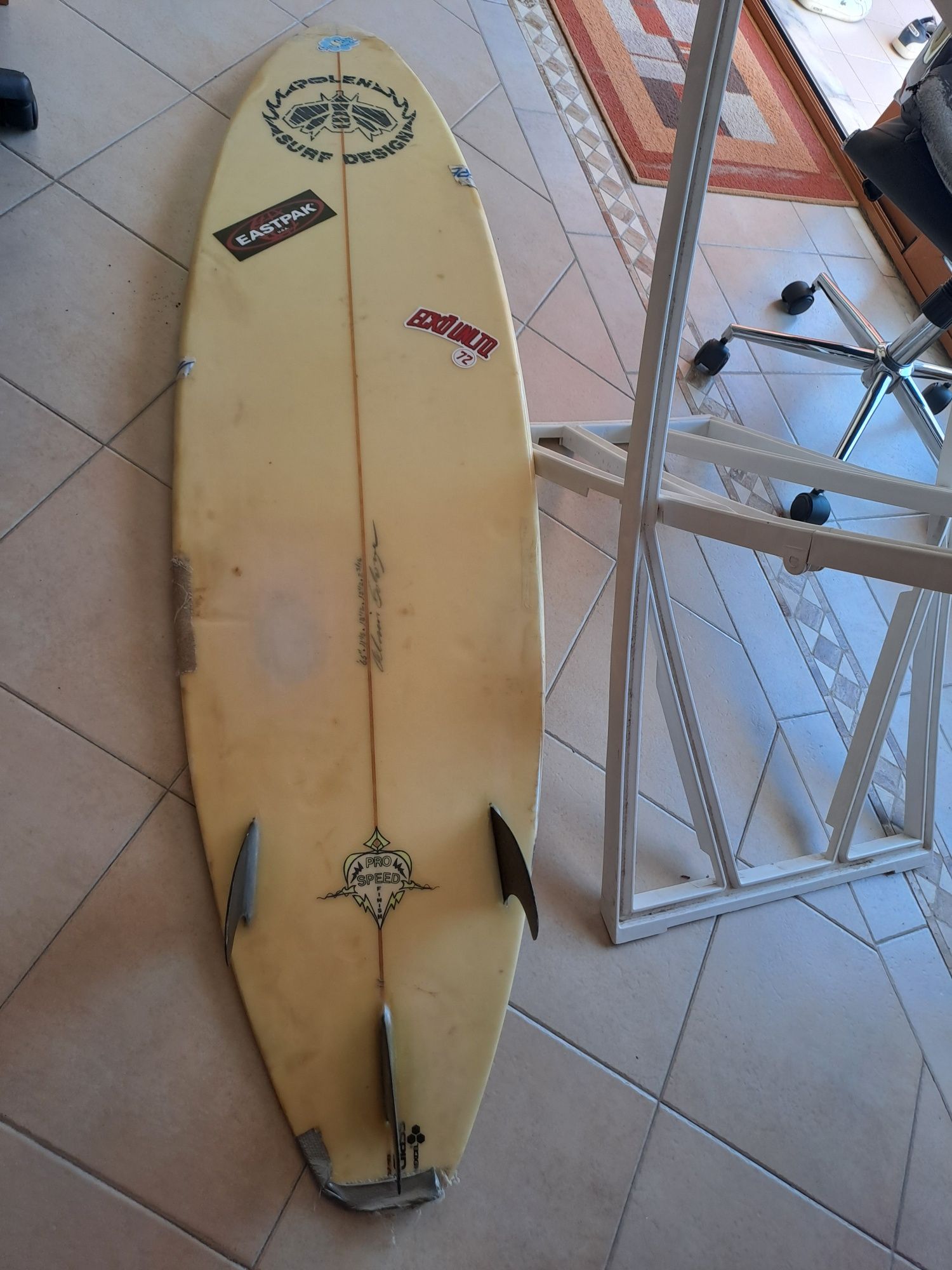 Prancha de Surf Polen 6'4" – Bennett Foam – Usada