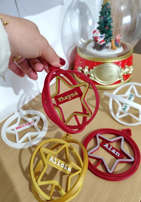 Natal enfeites personalizados