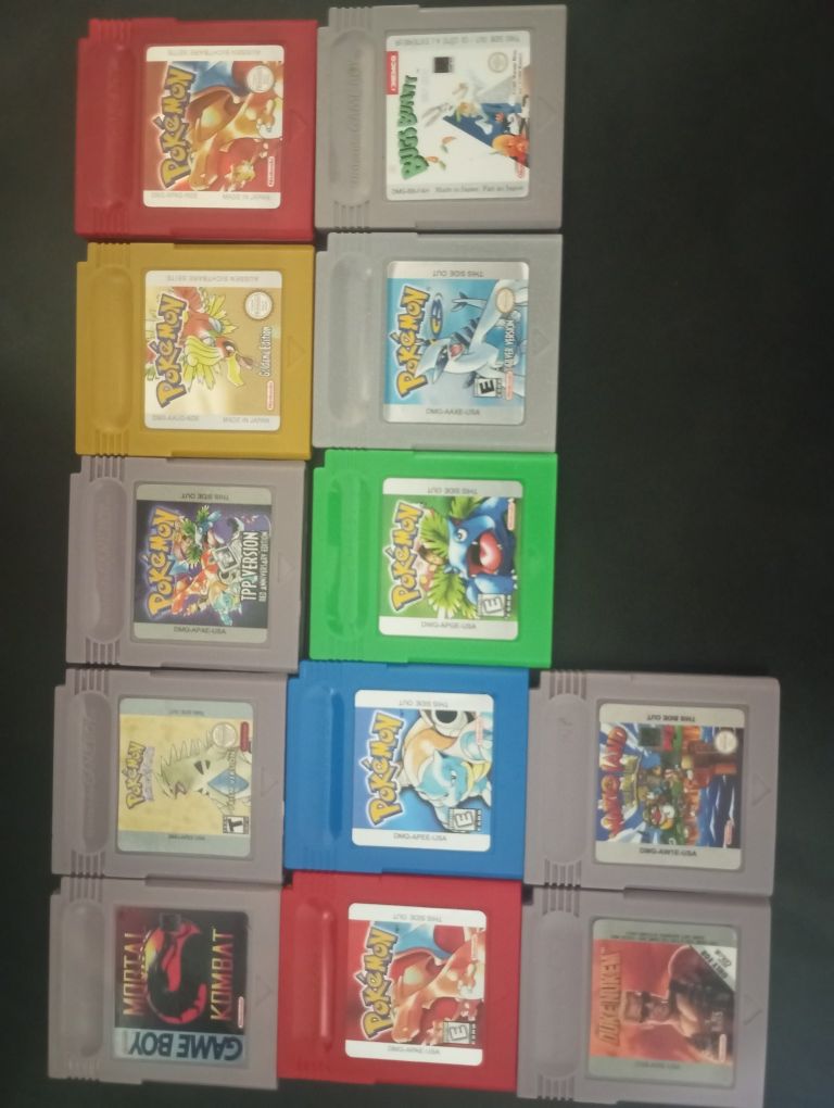 Lote jogos game Boy color