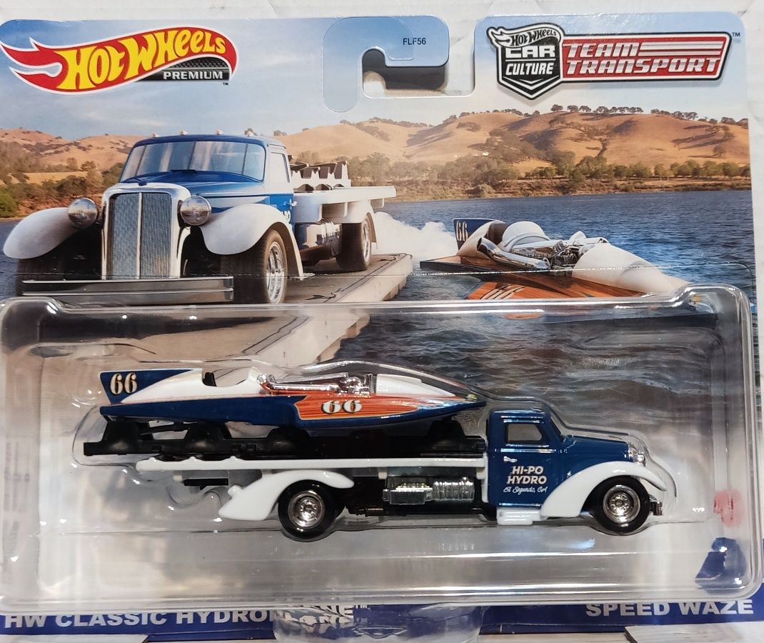 Hot Wheels Premium Team Transport Hydroplane  Speed Waze