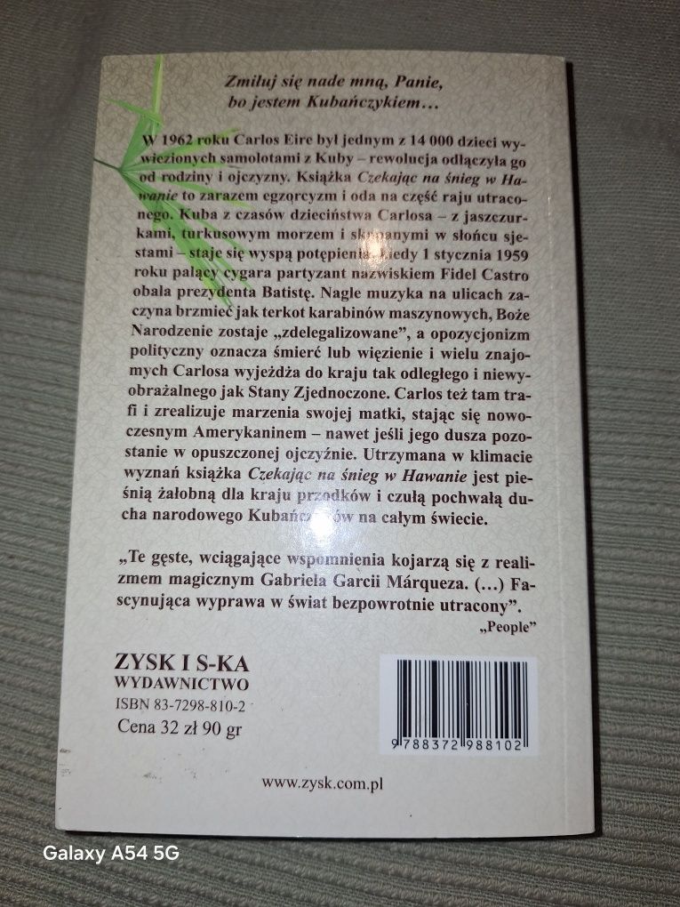 Carlos Eire Czekając na śnieg w Hawanie [LSDP1]