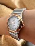 Жіночий годинник Omega Constellation сталь+золото750,діаманти,оригінал