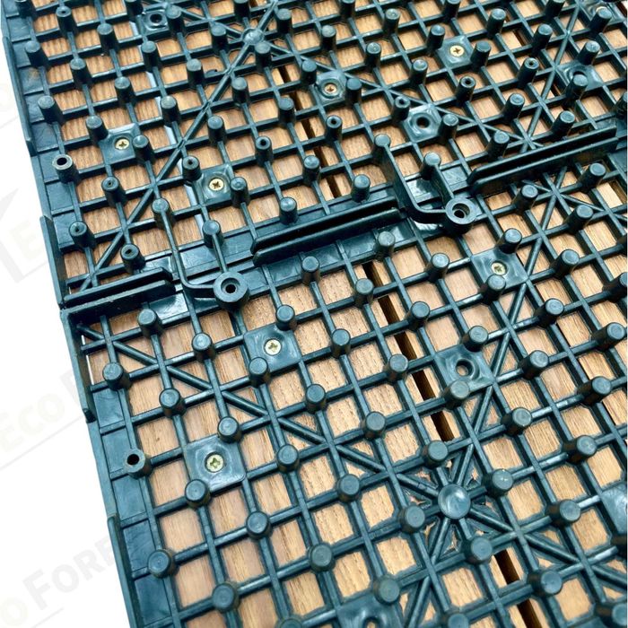 Террасная доска. Садовий паркет Термоясень 320х320х35мм.