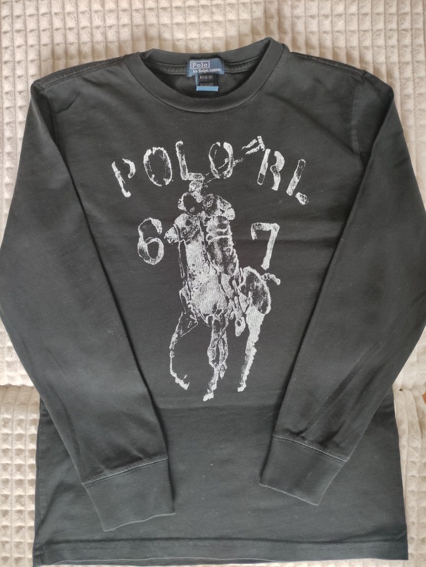 Bluzka Ralph Lauren czarna M (10-12)