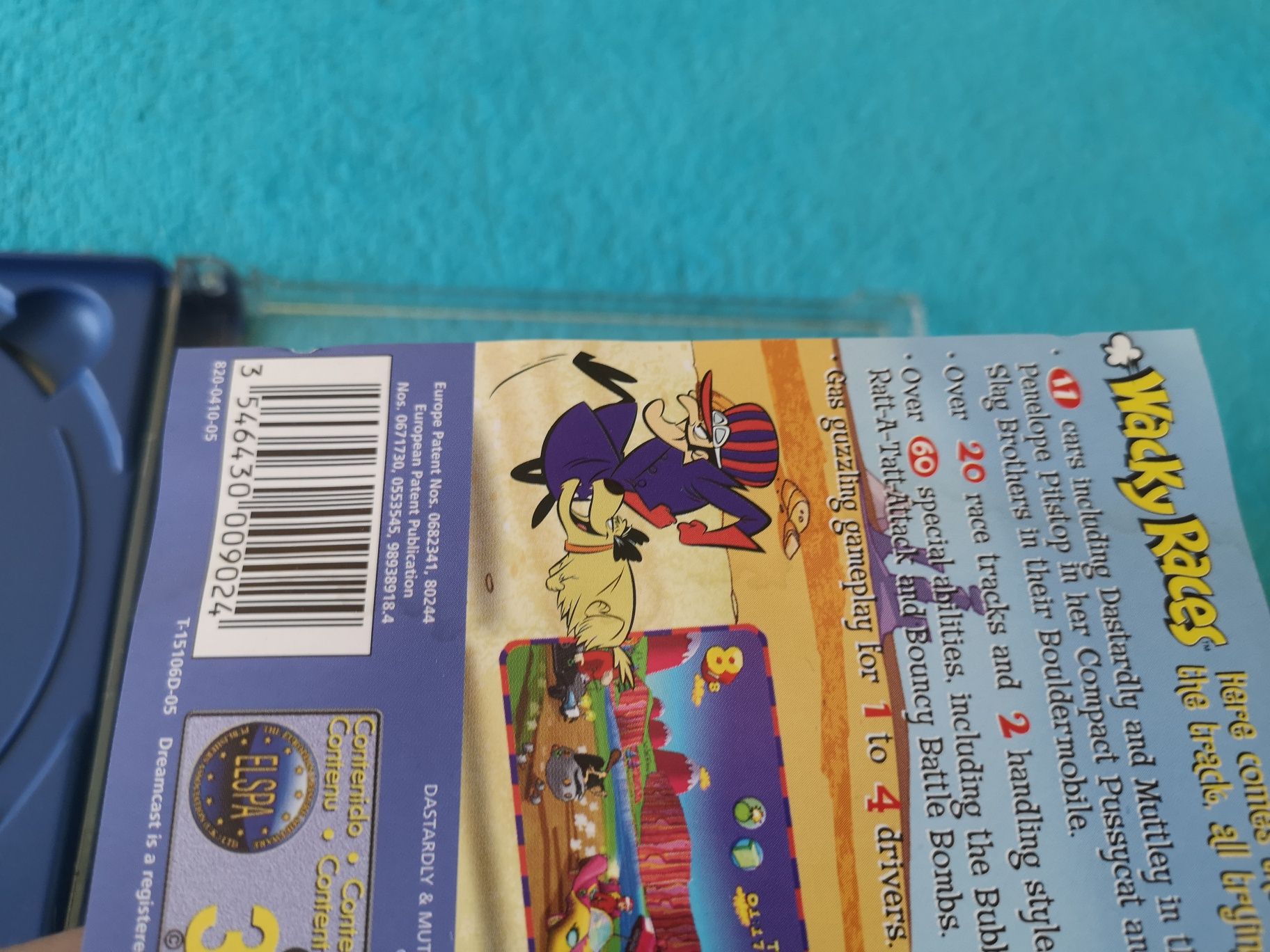 Sega Dreamcast gra Wacky Races PAL. Angielski
