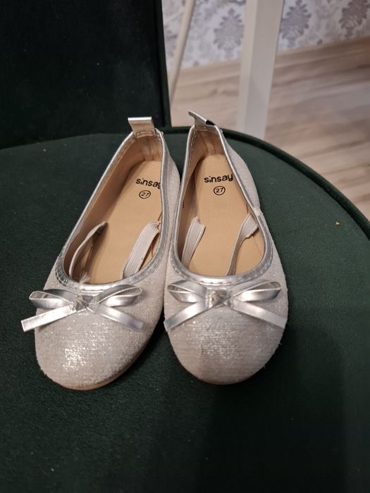 Balerinki dziewczynka srebrne r. 27