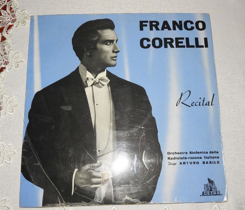 Płyta winylowa Franco CORELLI Recital - Włochy- Cetra LPC 55019