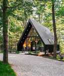 Строительство домов в стиле A-Frame.
