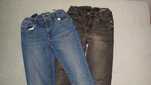 2 x spodnie jeans chłopiec 170 cm
